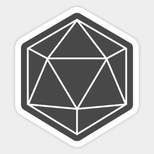 Polygon minimalism Sticker